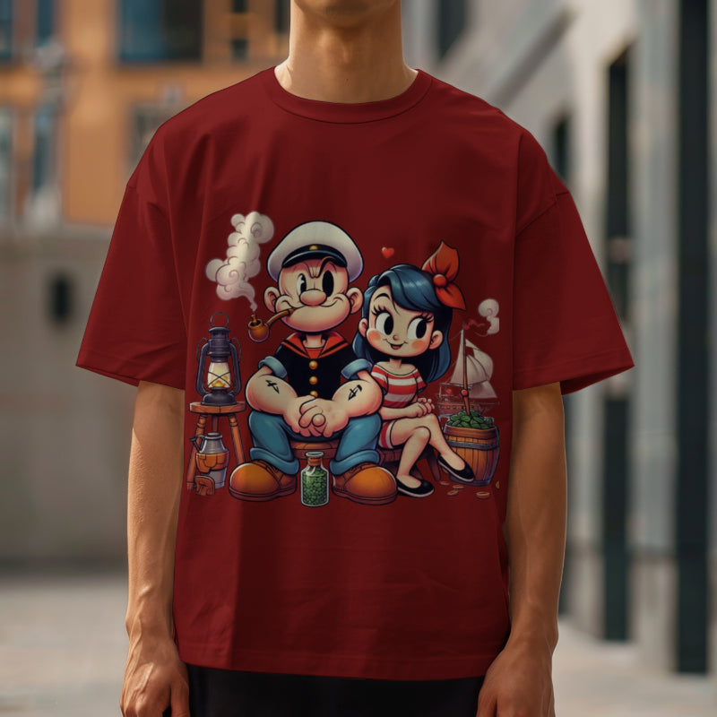 Popeye & Olive Graphic Tee - Image 4