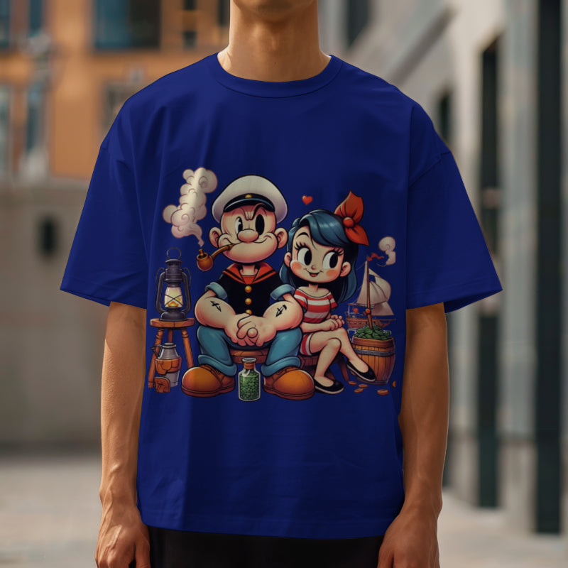 Popeye & Olive Graphic Tee - Image 2