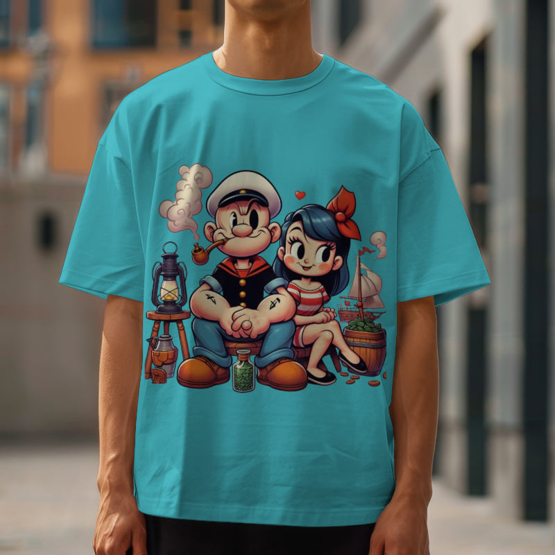 Popeye & Olive Graphic Tee - Image 3