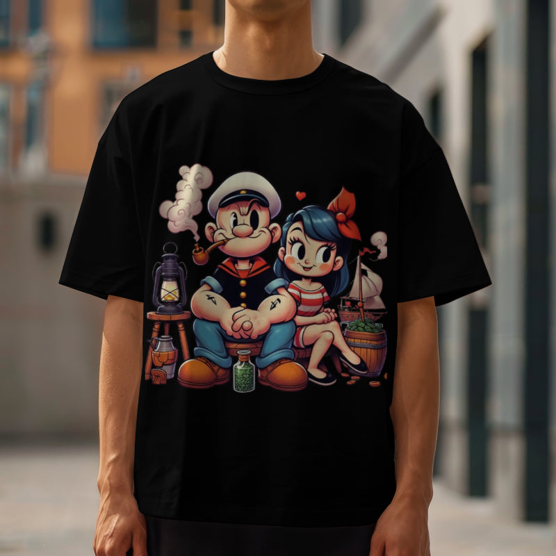 Popeye & Olive Graphic Tee - Image 5