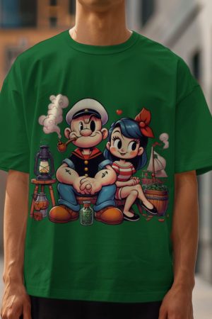 Popeye & Olive Graphic Tee