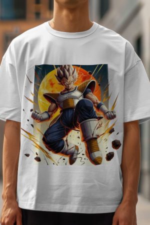 Oversized Vegeta's the Saiyan Prince T-Shirt