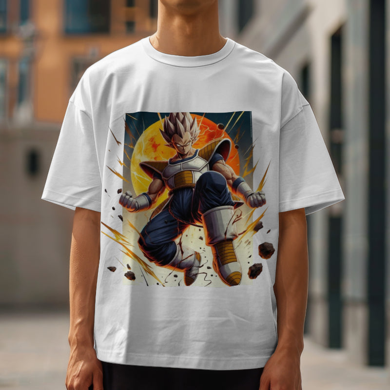 Oversized Vegeta's the Saiyan Prince T-Shirt