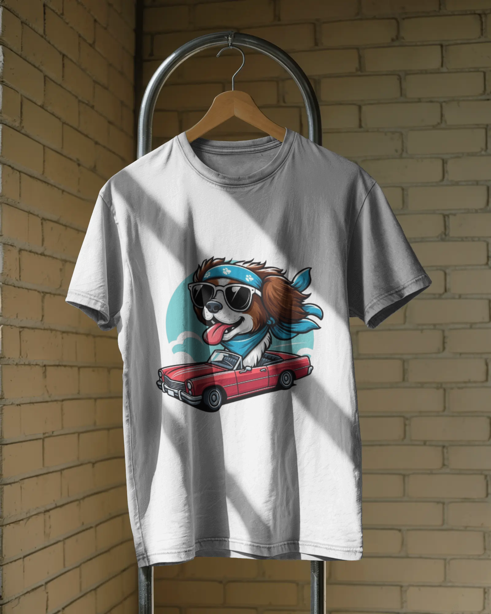 Wind in My Fur: Vintage Convertible Doggo Tee
